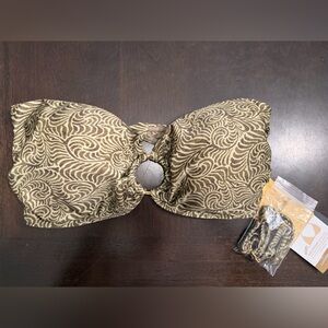 Green Vix Paula Hermanny ‘Ortiz’ Bandeau Bikini Top